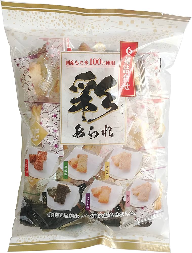 Amazon.co.jp: きらら 彩あられ 125g×6袋 : 食品・飲料・お酒
