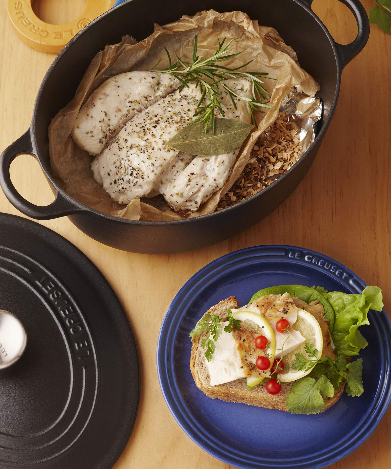 Amazon.co.jp: ル・クルーゼ(Le Creuset) 皿 ラウンド・プレート 19 cm