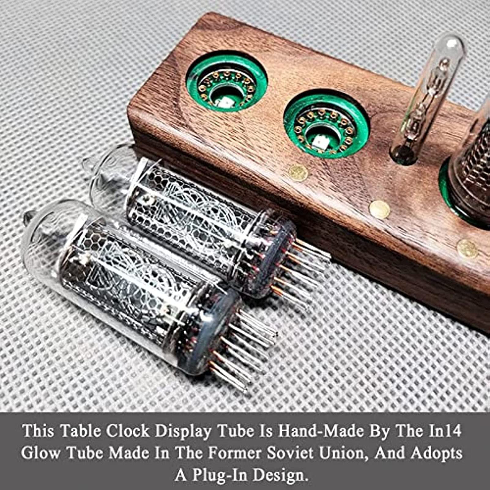 Amazon.co.jp: ニキシー管時計、IN-14 ニキシーデジタル管時計、アプリ