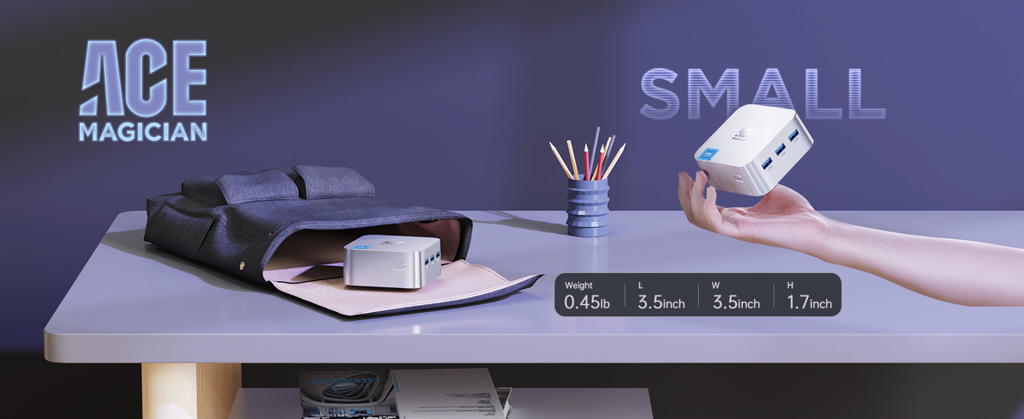 Amazon.com: ACEMAGICIAN Mini PC Computer, 12th Gen N100 (up to 3.4