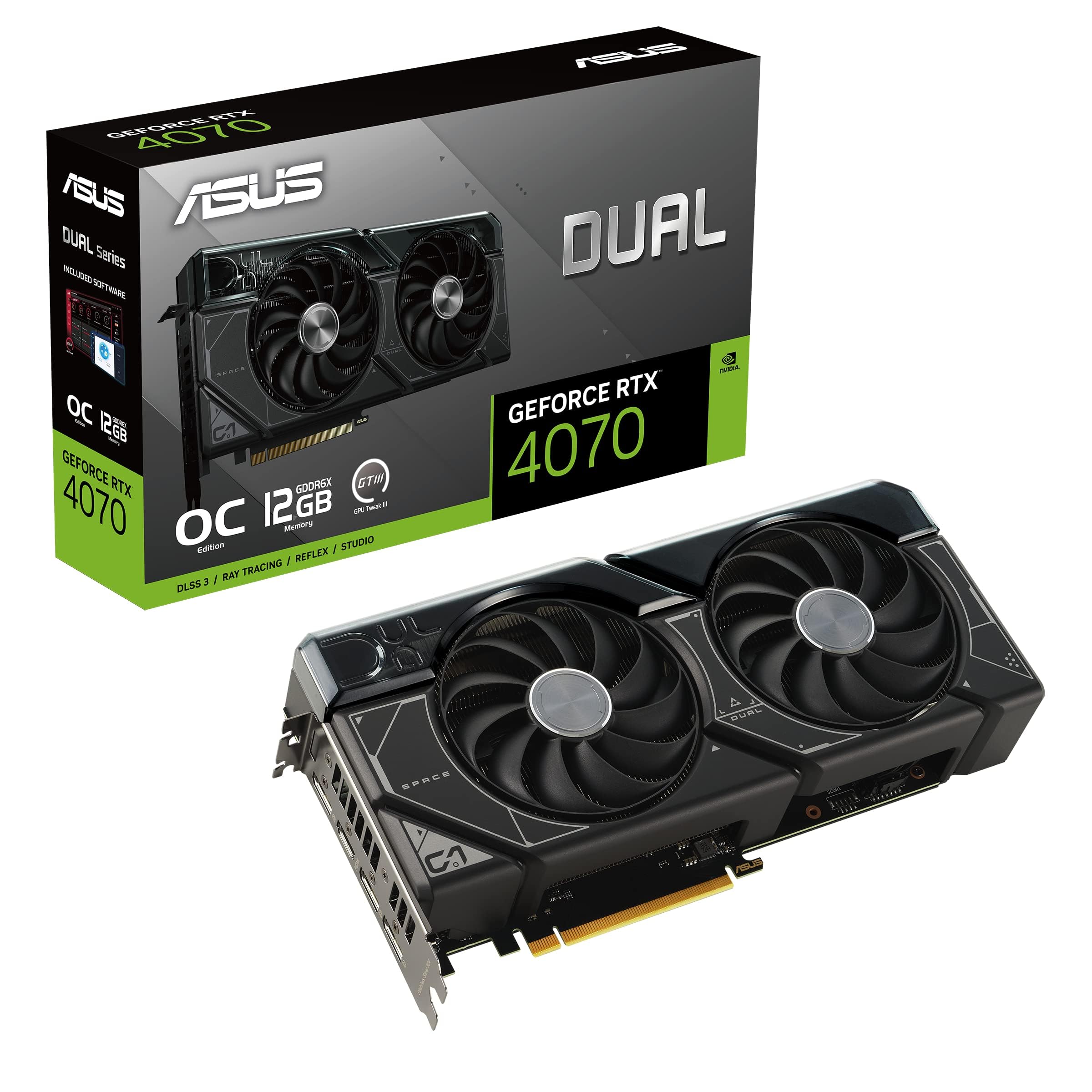 Amazon.com: ASUS Dual GeForce® RTX 4070 OC Edition 12GB GDDR6X