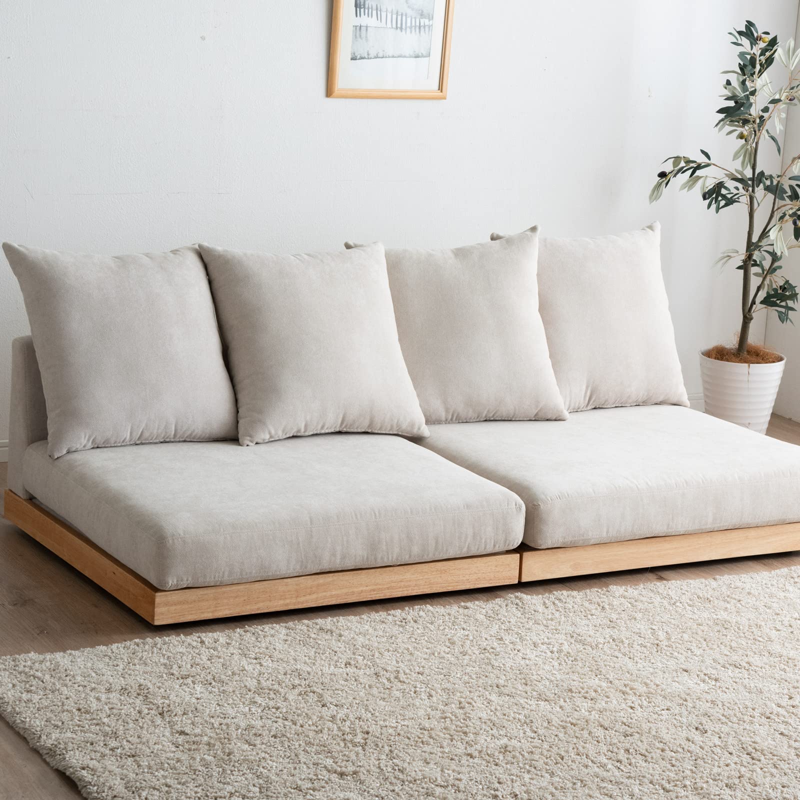 Amazon｜タンスのゲン ソファー 2人掛け【超BIG座面/洗えるカバー