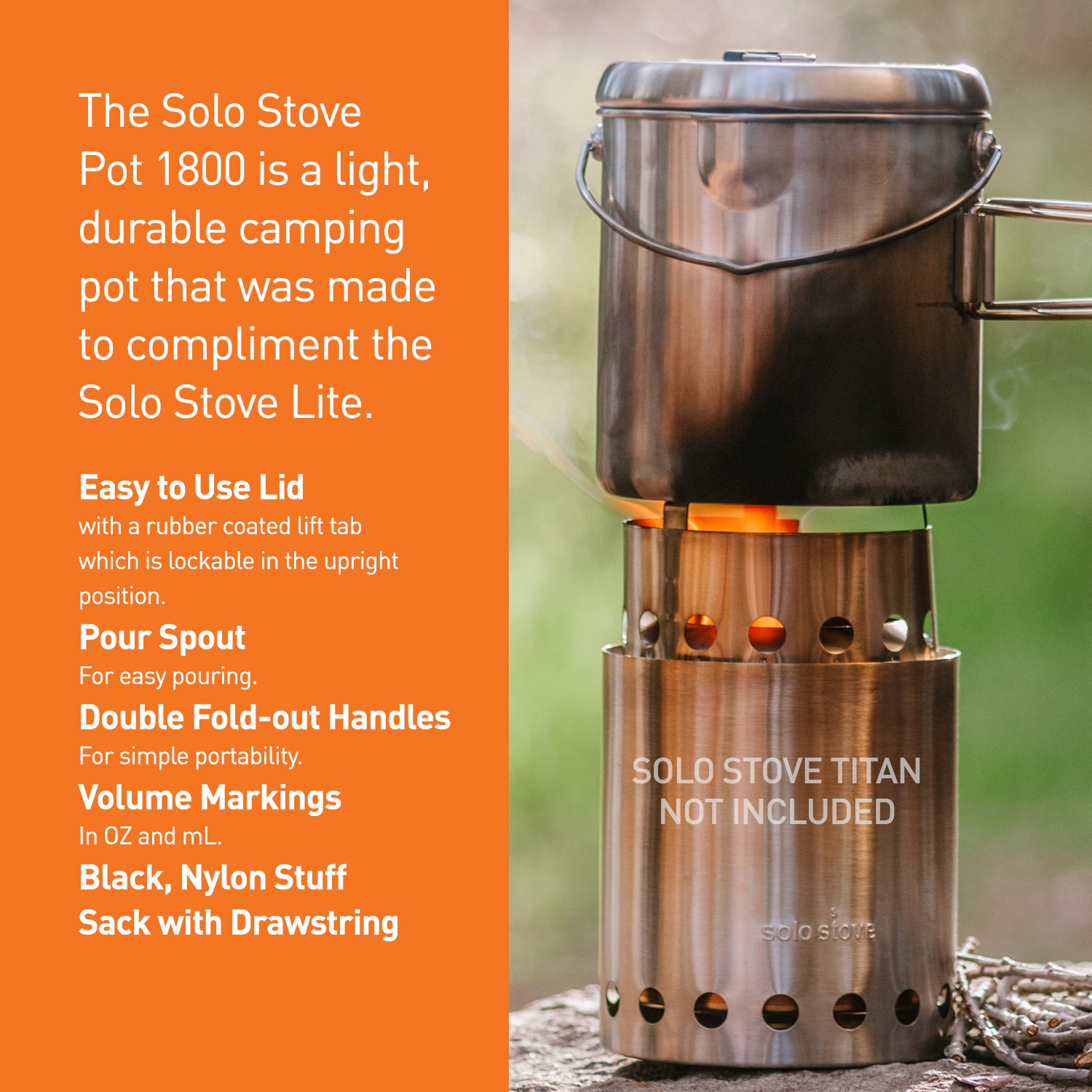 Amazon | Solo Stove ソロストーブ ポット1800 日本正規品 | Solo