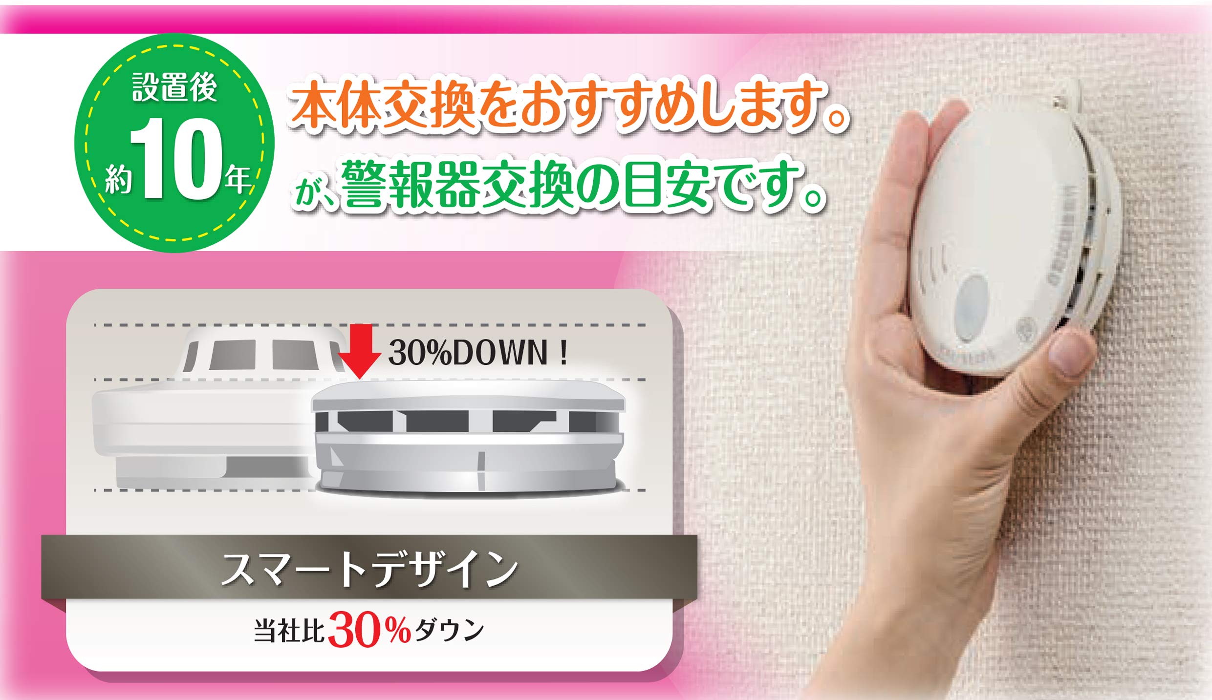 Amazon.co.jp: ホーチキ 火災警報器 ホワイトアイボリー 煙式 3個入