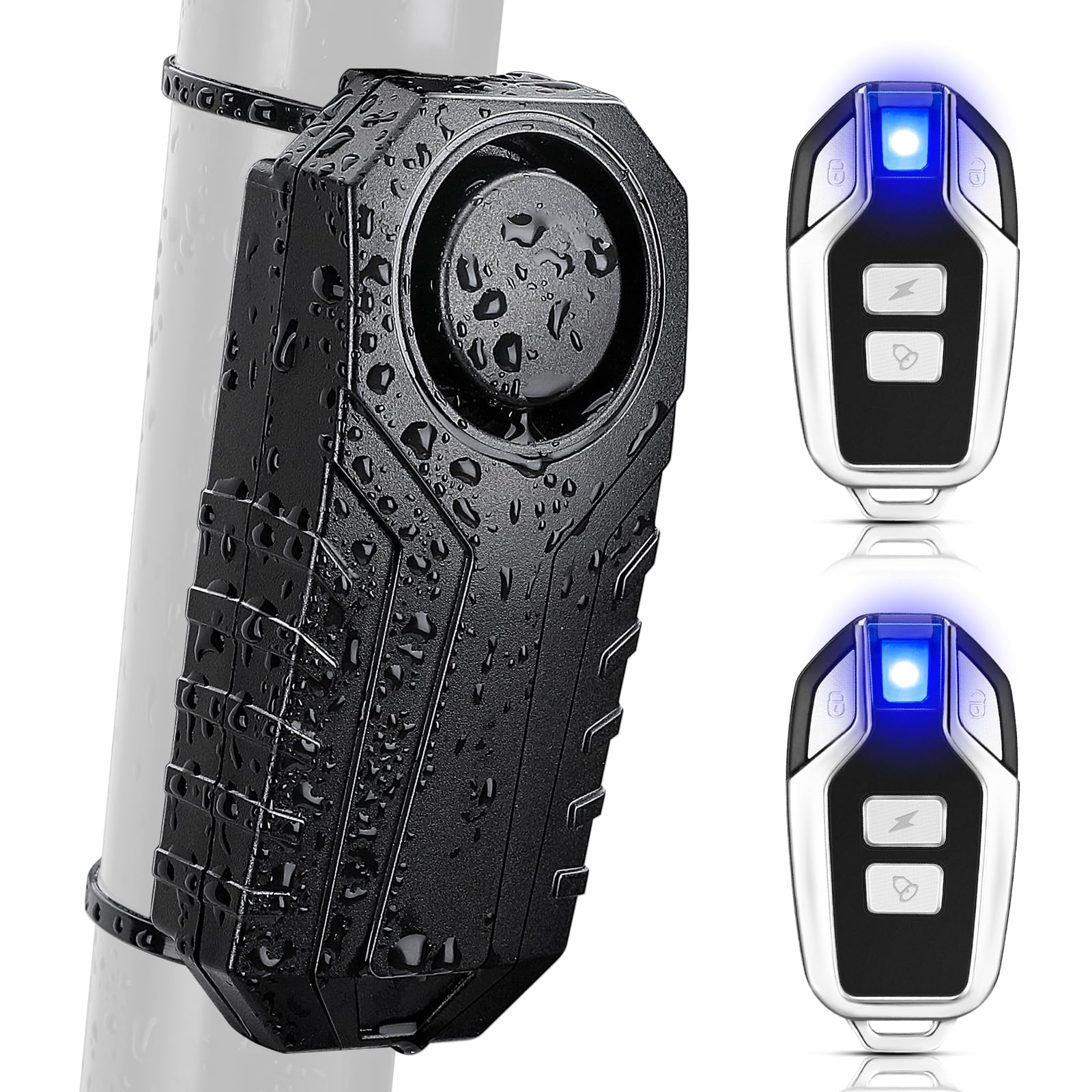 Amazon.co.jp: ONVIAN 【自転車バイク防犯アラーム 2個リモコン