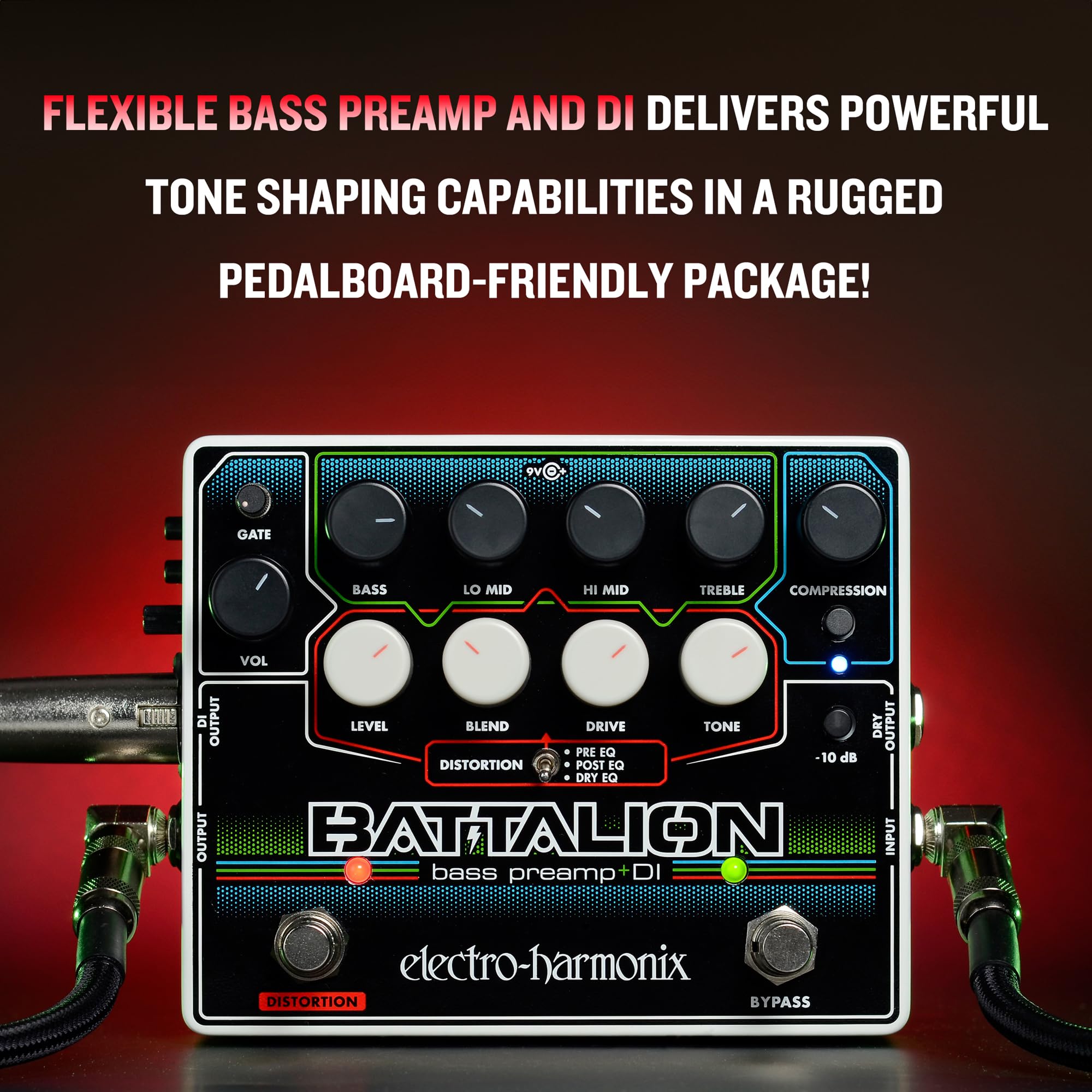 Electro-Harmonix Battalion Bass Preamp and DI Pedal : Amazon.ca