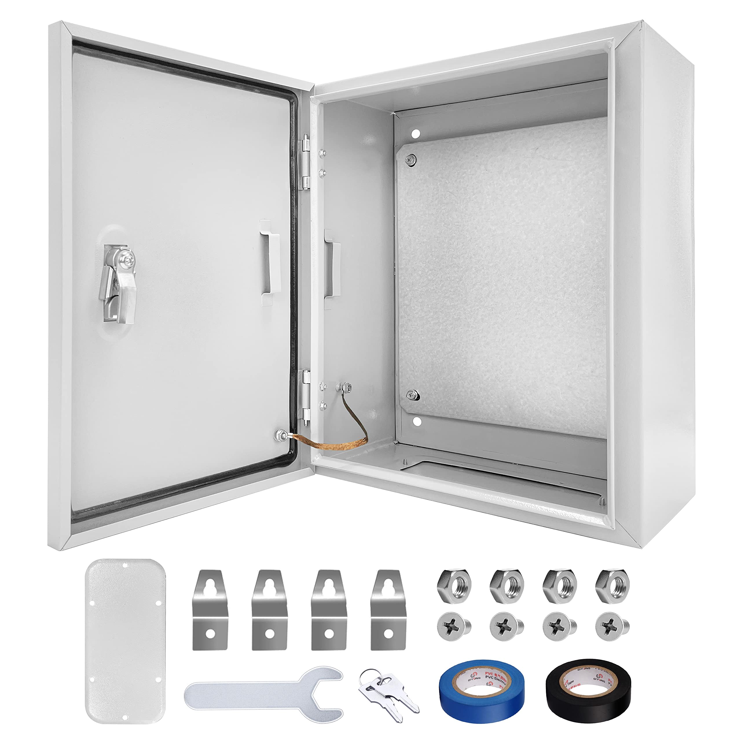 Amazon | Howhite スチール電気ボックス ジャンクション ボックス 25