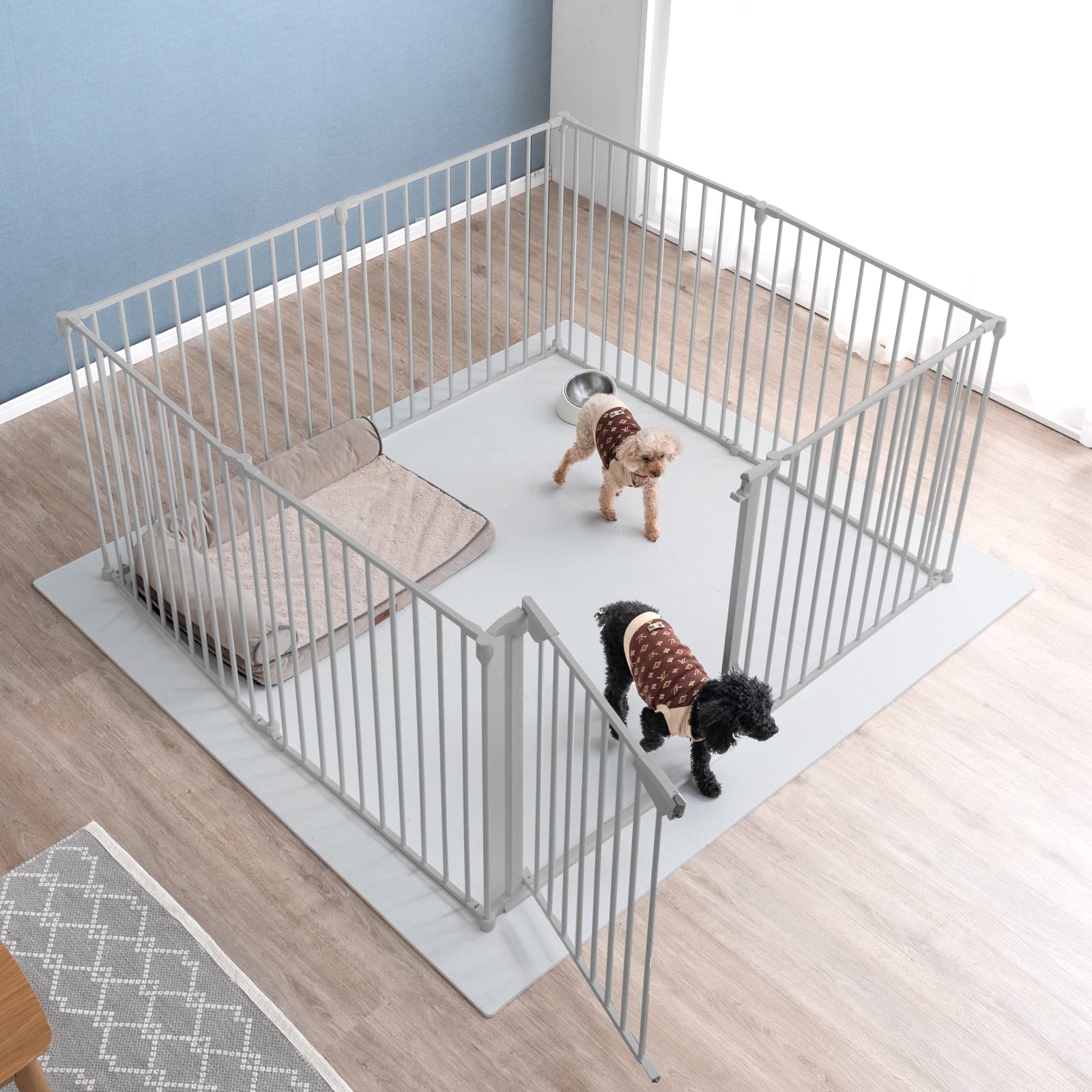 Amazon | タンスのゲン ペットサークル 実用新案登録【シニア犬も安心