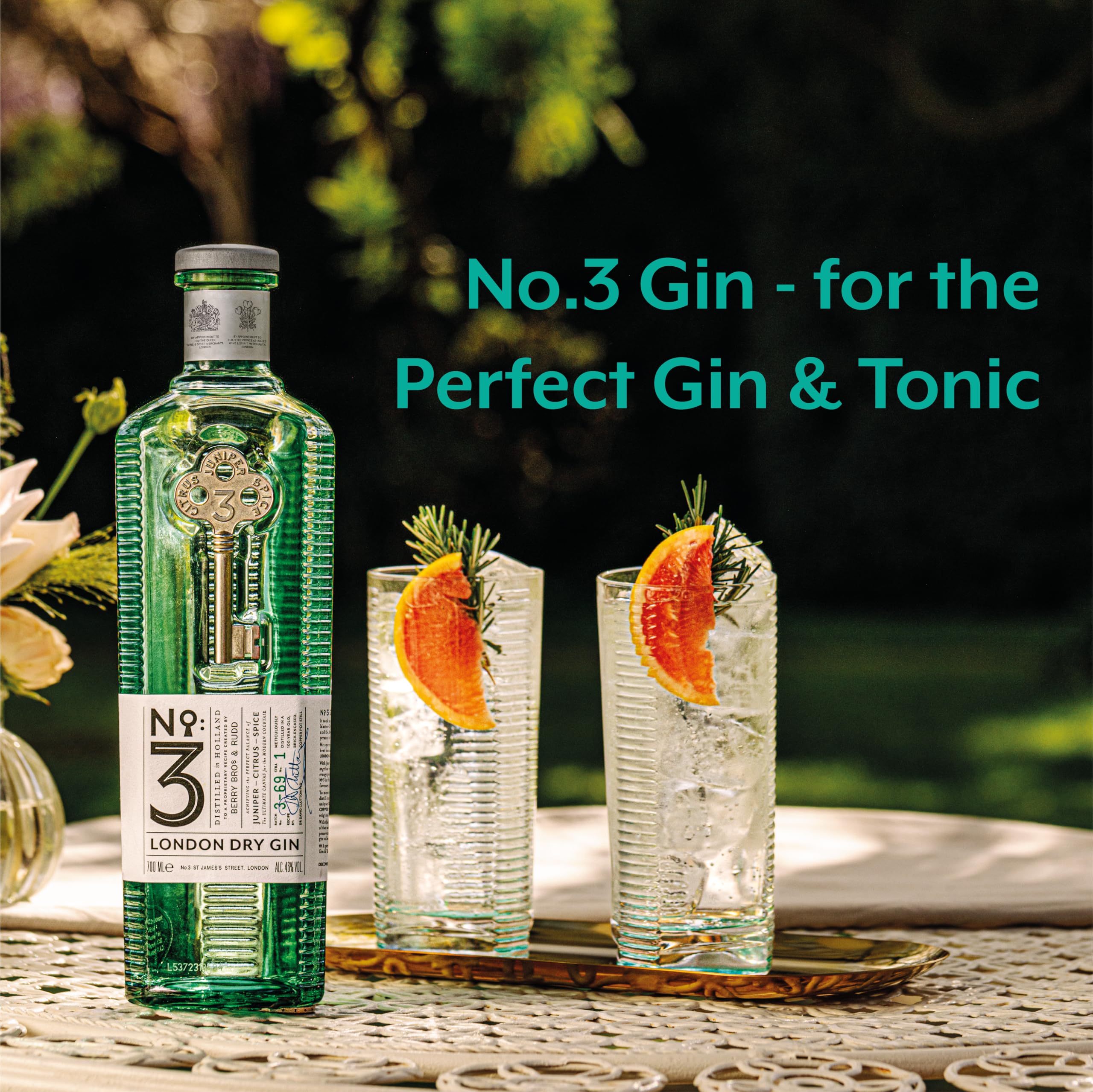 Amazon.co.jp: No.3 ロンドンドライ・ジン [ ジン 700ml ] : 食品