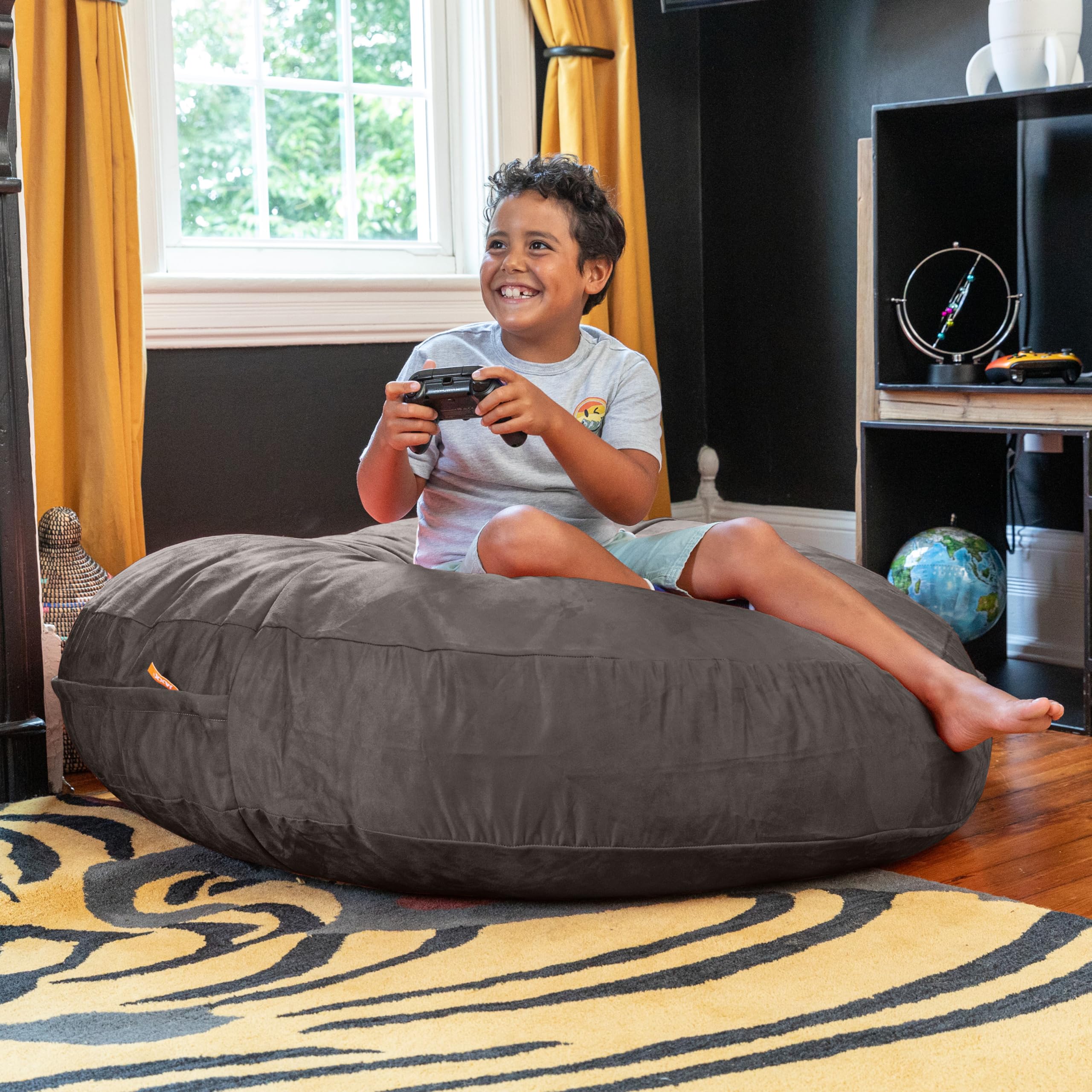 Amazon.com: Jaxx Cocoon 4 Foot Bean Bag Chair and Crash Pad