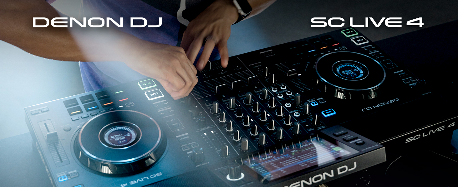 Amazon | Denon DJ SC LIVE 4 スタンドアローンDJコントローラー Stem