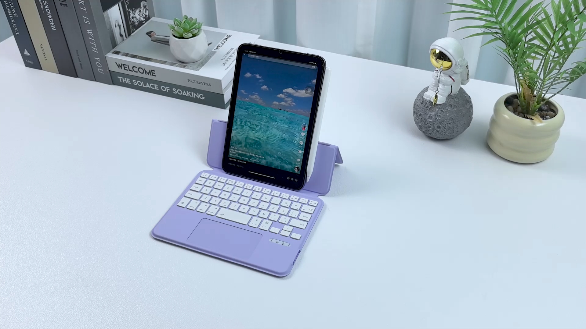 Amazon.co.jp: MePadKey US英語配列キーボードケース iPad Mini 7 A17