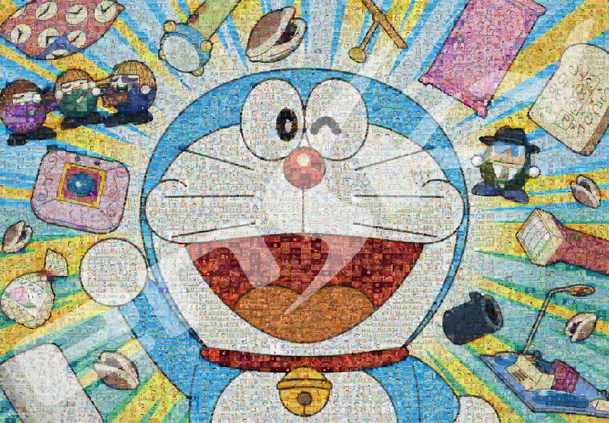 Amazon.com: 1000T Piece Jigsaw Puzzle Doraemon Doraemon Mosaic Art