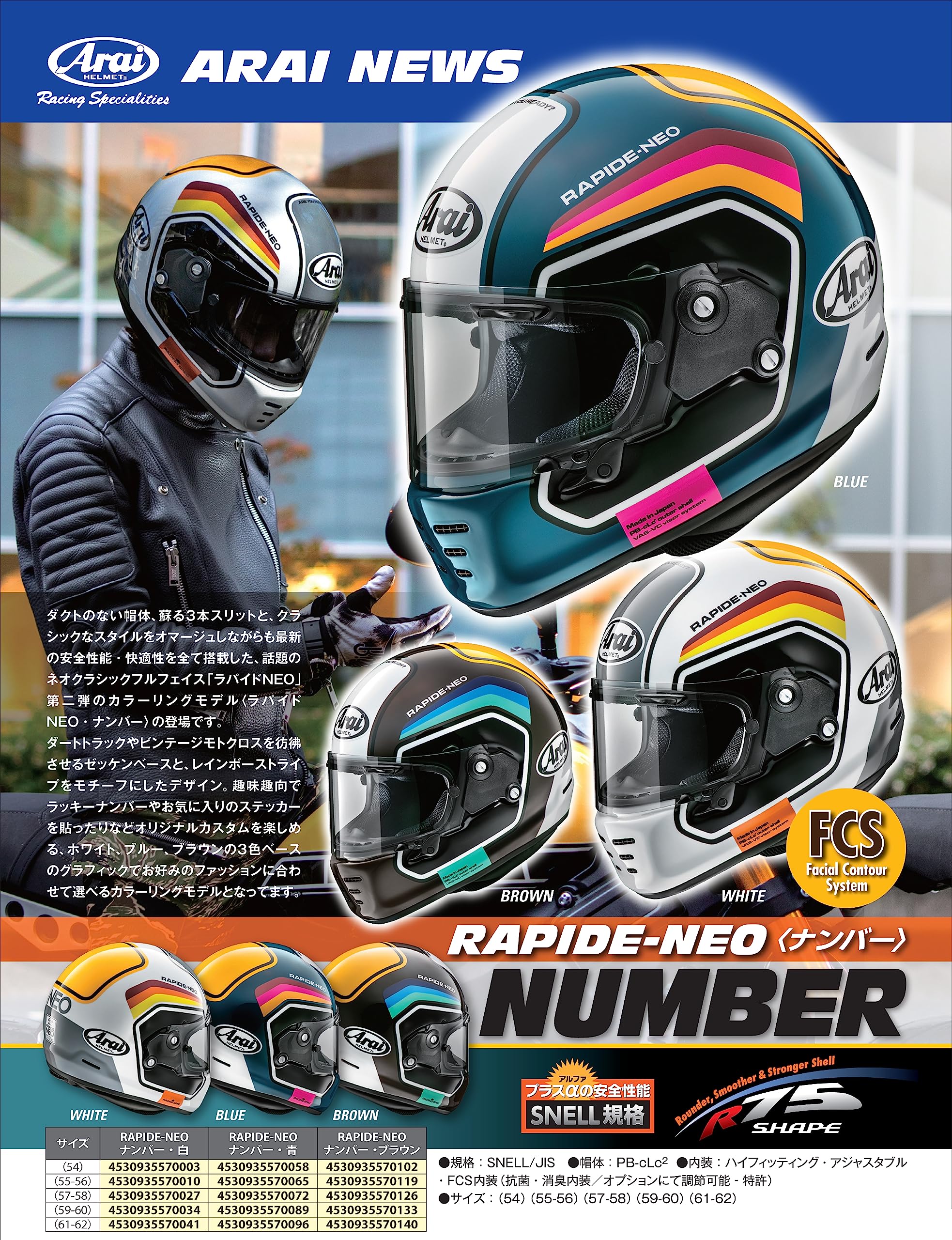 Amazon | アライ(Arai) バイクヘルメット フルフェイス RAPIDE NEO