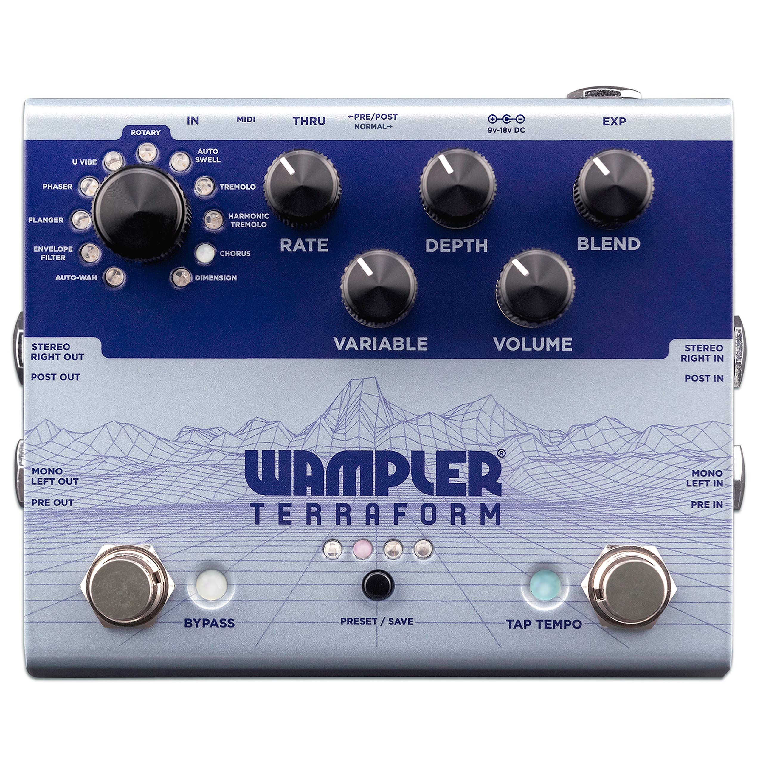 Amazon.com: Wampler Terraform Multi-Modulation Guitar Effects
