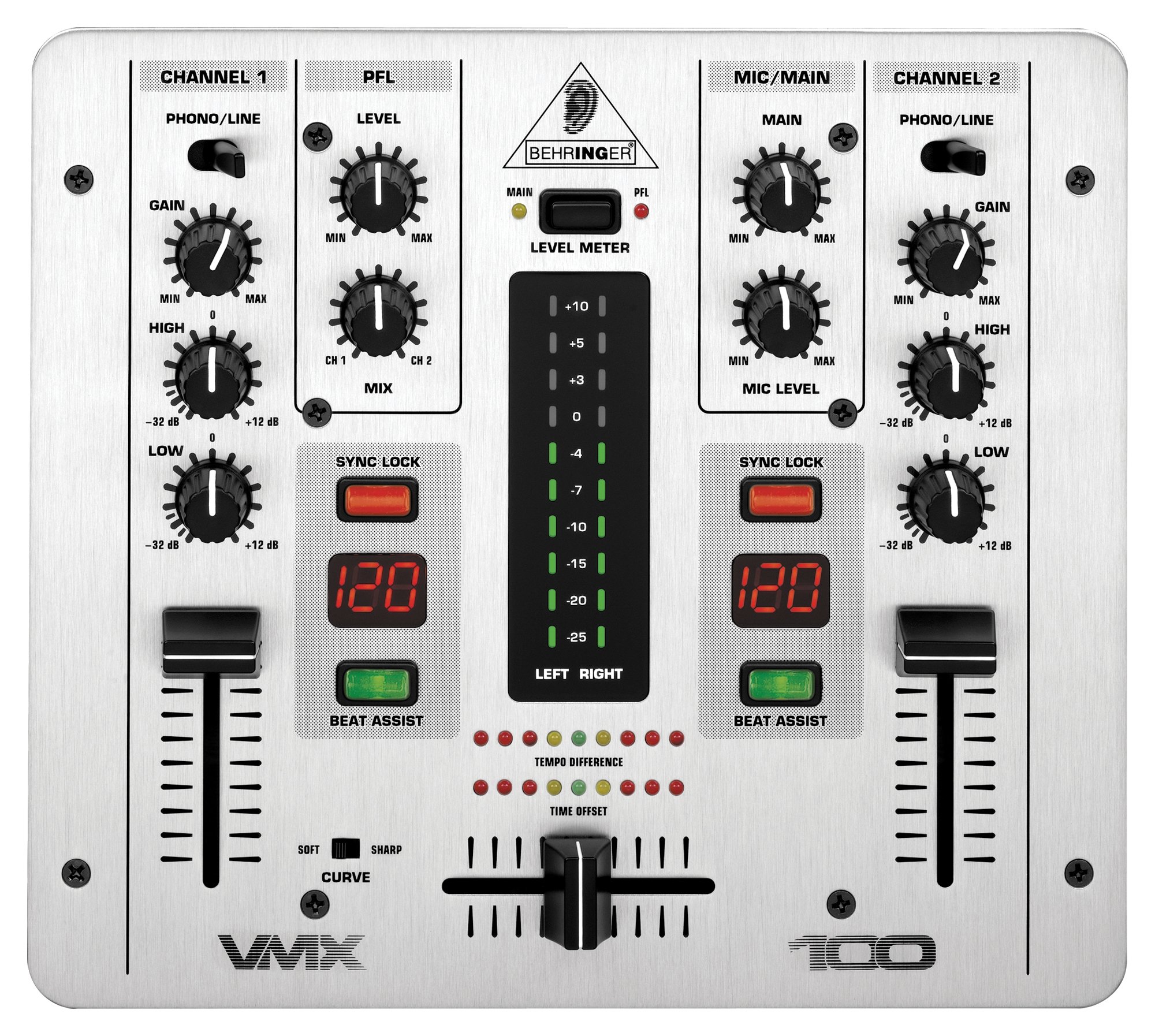 Amazon.com: Behringer Pro Mixer Vmx100 Professional 2-Channel Dj