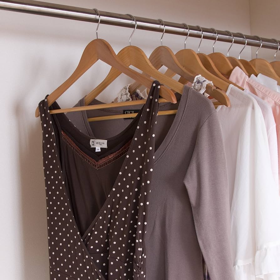 トールペイント作品 手描きデザインの木製ハンガー5本セット