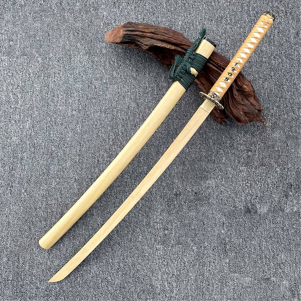Amazon.co.jp: YAO TIAN 鞘付き100Cm木製刀、日本の刀、武道の訓練の