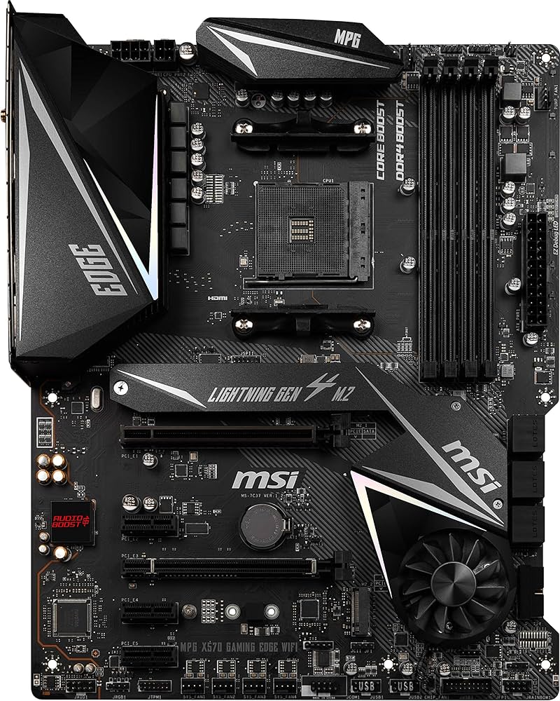 Amazon | MSI MPG X570 GAMING EDGE WI-FI ATX マザーボード [AMD X570