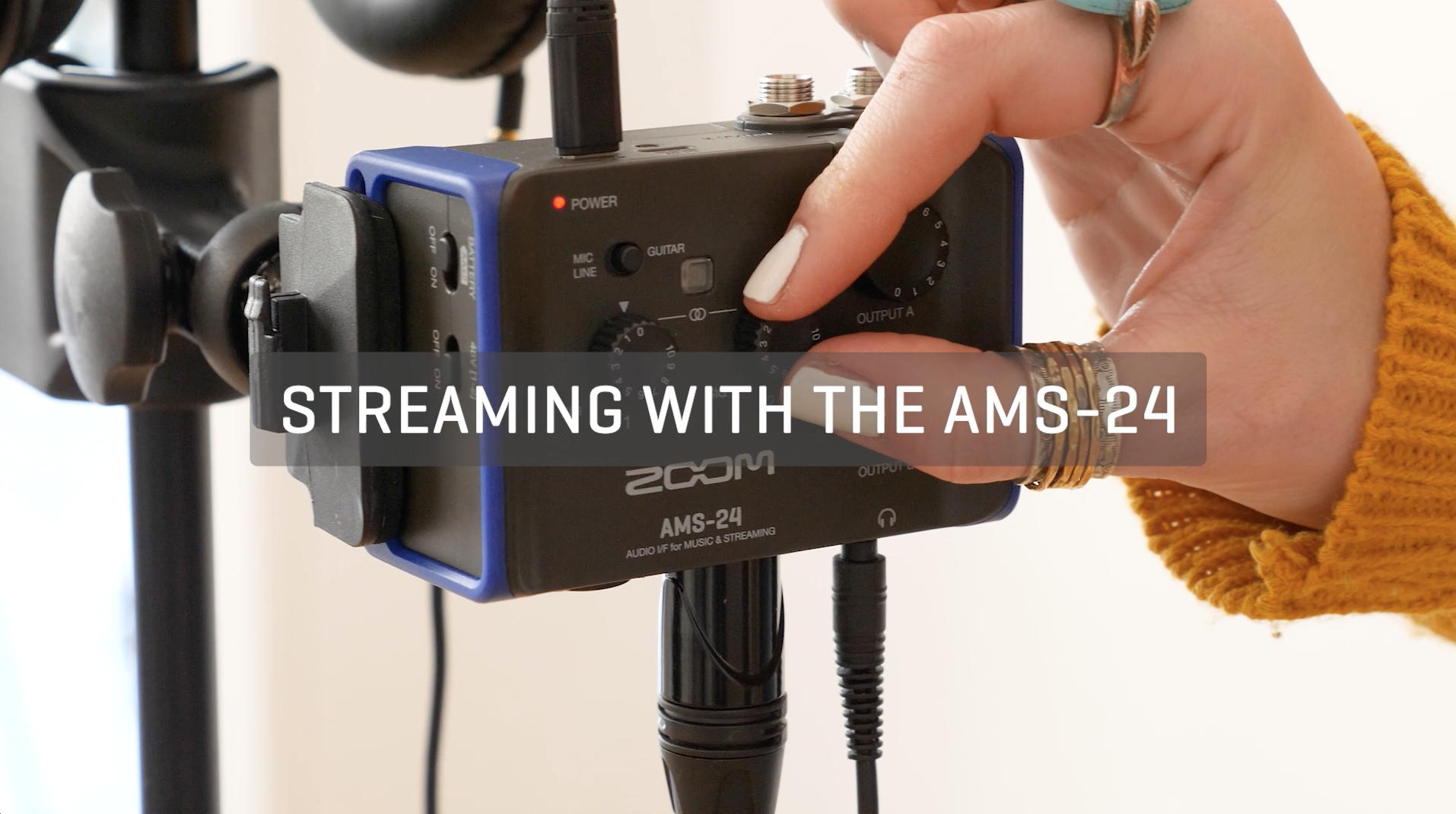 Amazon.co.jp: ZOOM ズーム AMS-24 小型オーディオインターフェース