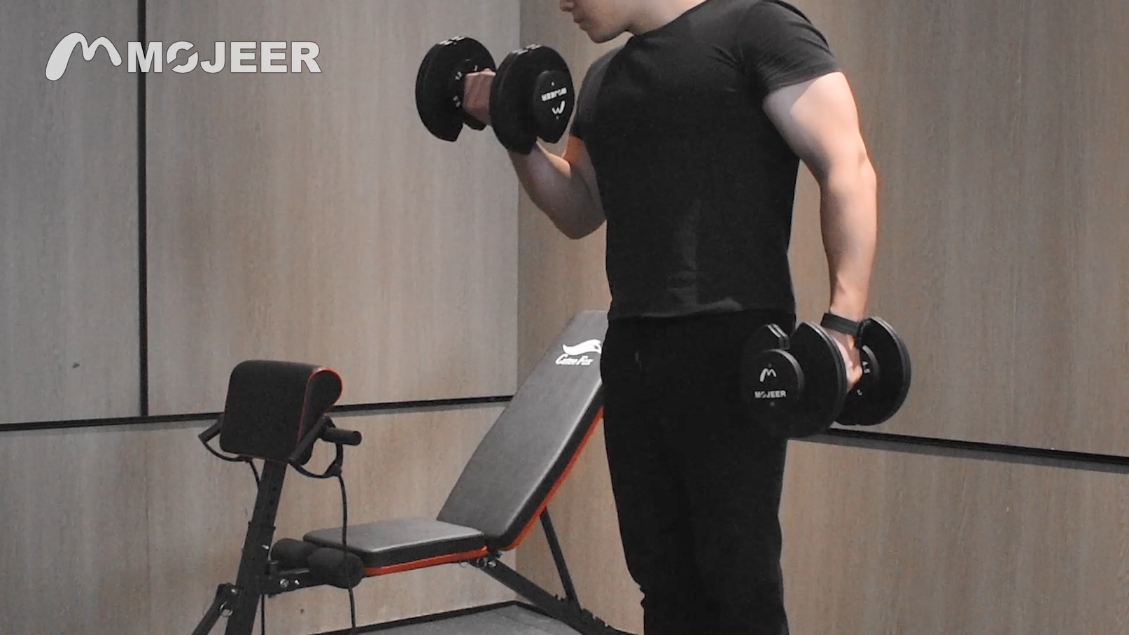 Amazon | MOJEER ダンベル 可変式 12kg 2個セット アジャスタブル