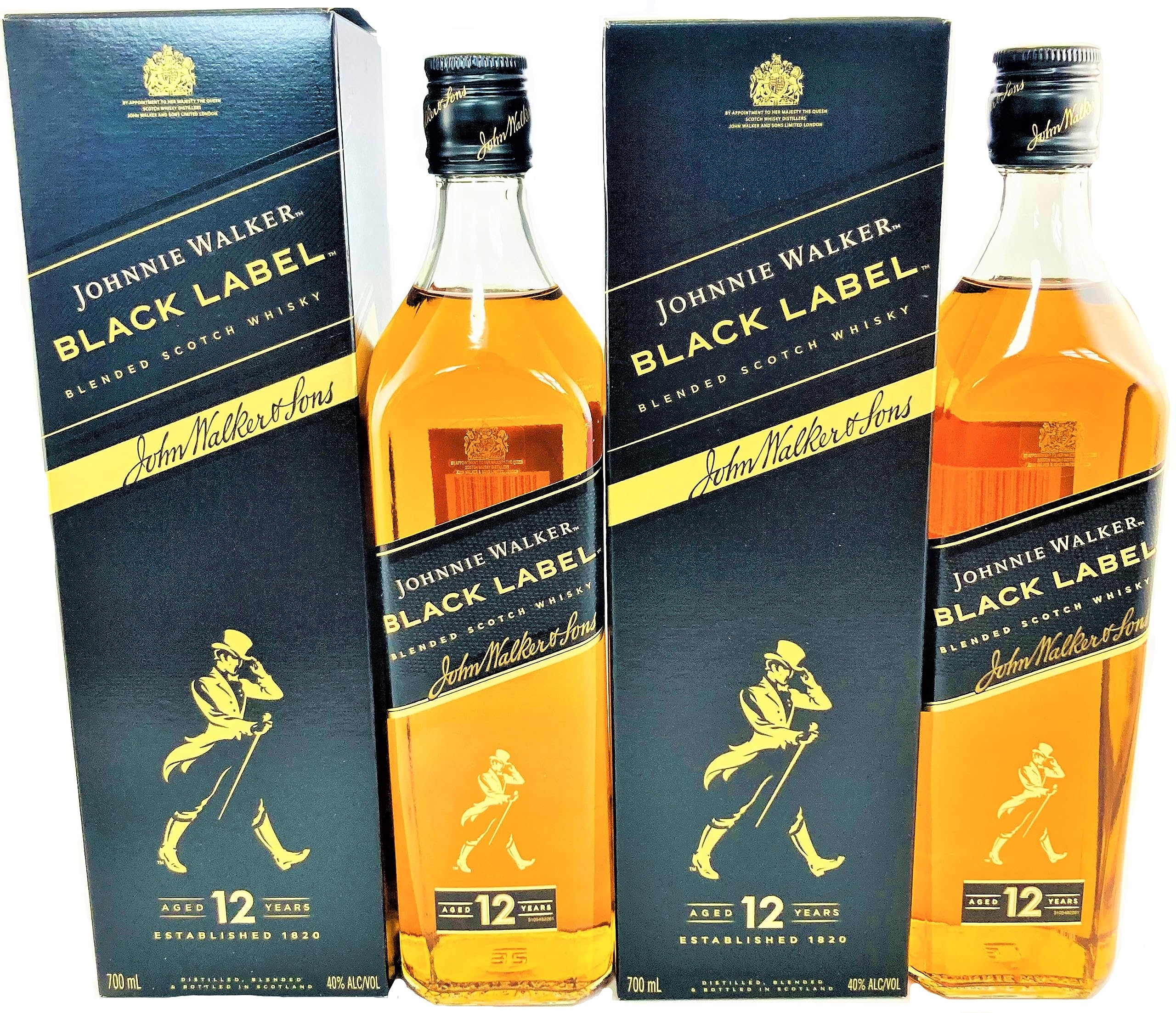 Amazon.co.jp: 【2本セット・箱付き】ジョニーウォーカー ブラック