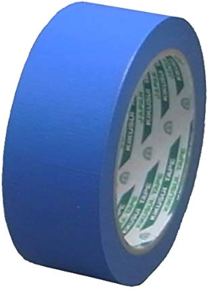 Amazon.co.jp: 菊水テープ クロスロン床養生用テープ 40mm×25m 青 KS