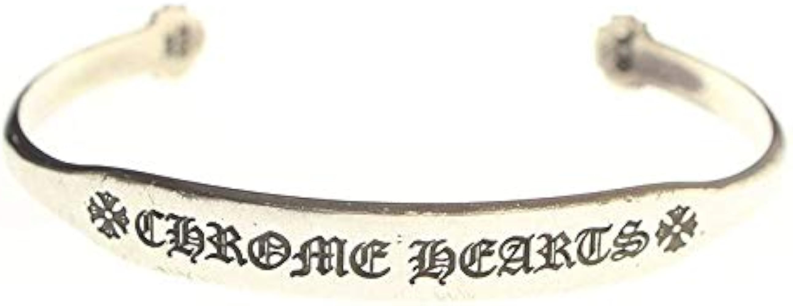 Amazon.co.jp: (クロムハーツ) Chrome Hearts 【BANGLE FLAT CH/CH