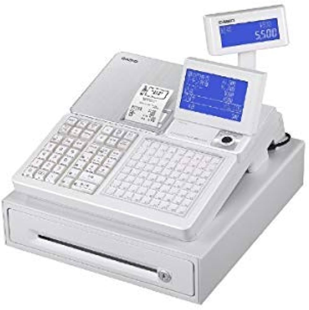 Amazon.co.jp: カシオ計算機 SR-C550-4SWE レジスター ホワイト