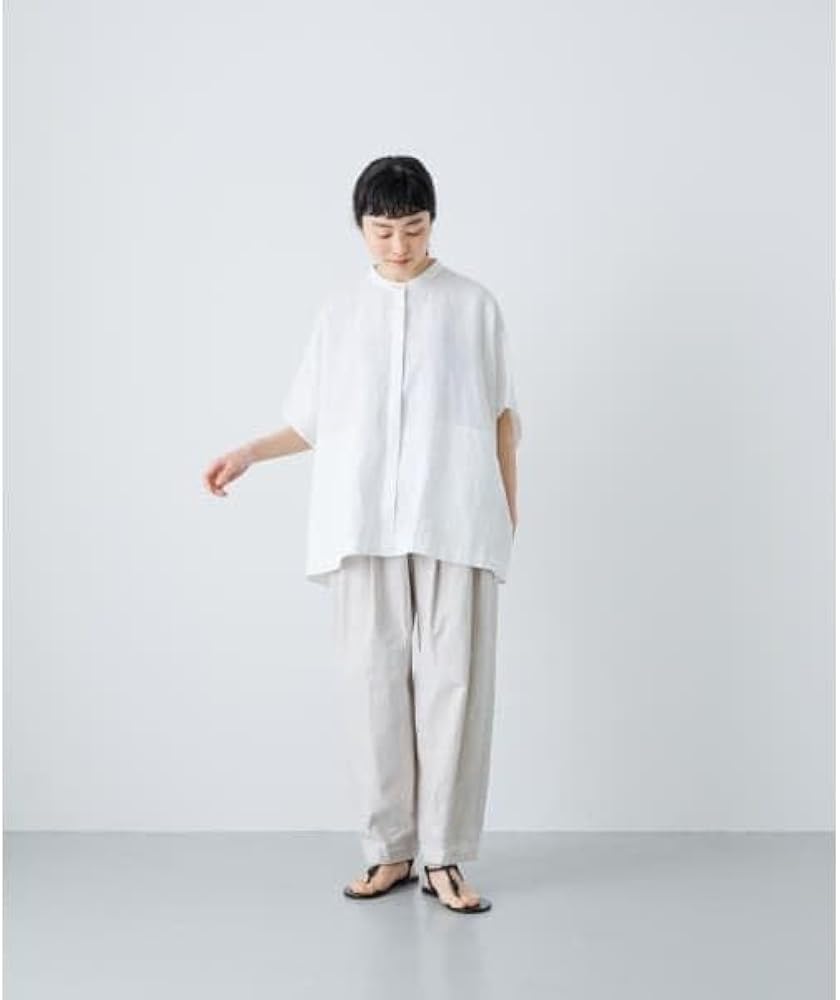 Amazon | [かぐれ] リネンスクエアケープシャツ OFF FREE | シャツ