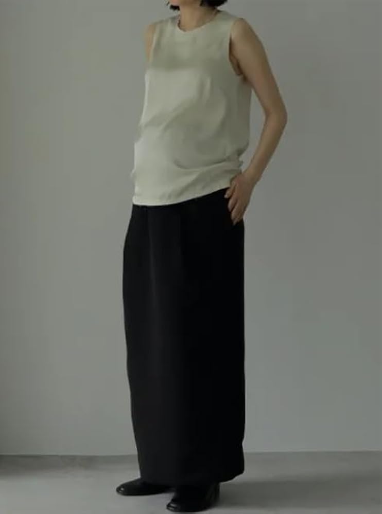 Amazon.co.jp: ànuke anuke アンヌーク Reha. Tuck Maxi Skirt