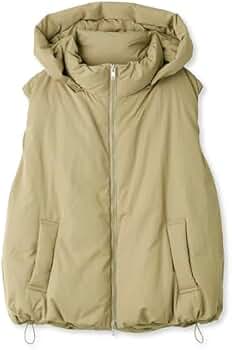 Amazon | [ミラオーウェン] フード付きパテッドフレンチダウンベスト