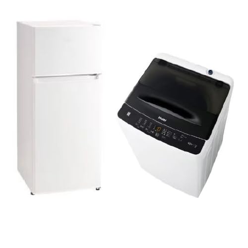 Amazon | 一人暮らし 家電セット 冷蔵庫 洗濯機 2点セット ハイアール
