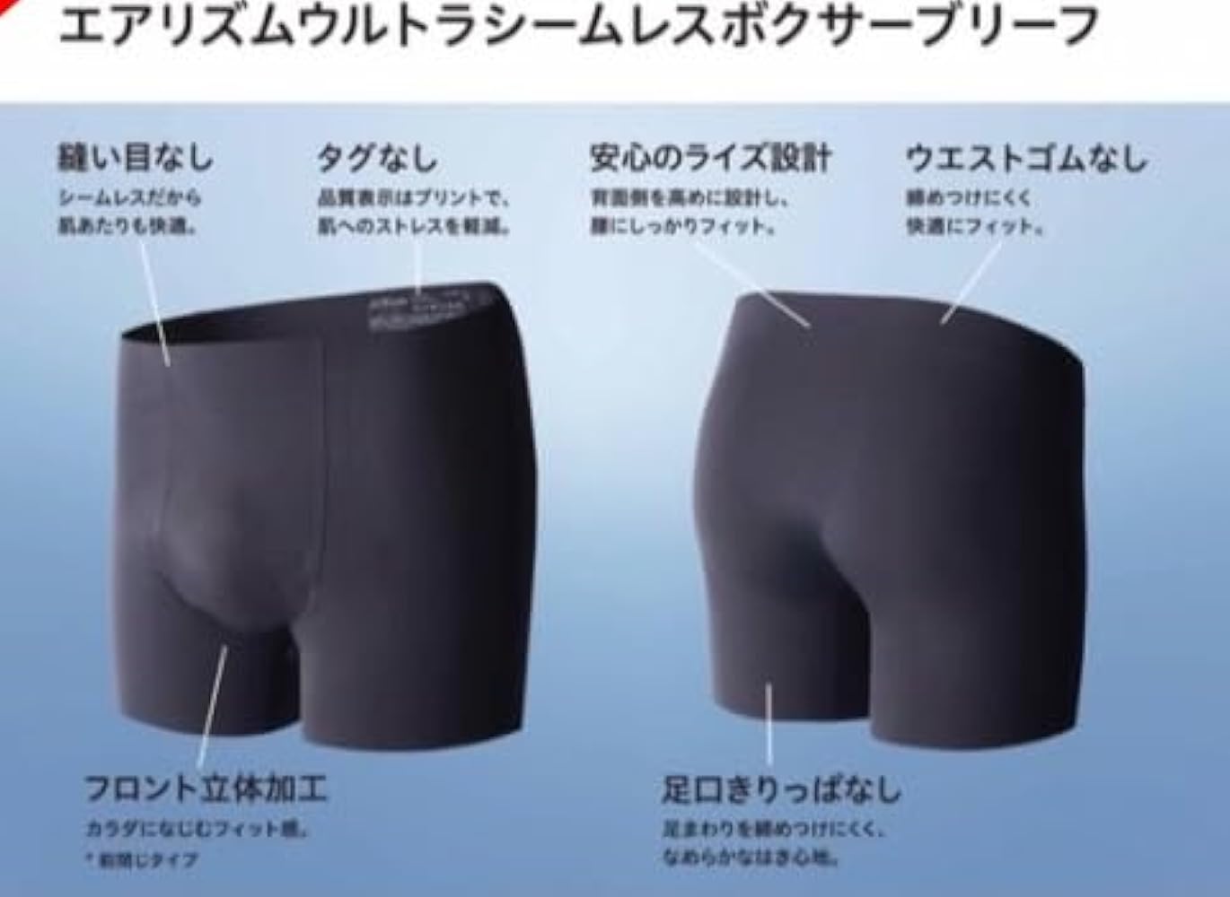 Amazon | ユニクロ ボクサー ブリーフ エアリズム メッシュ シームレス