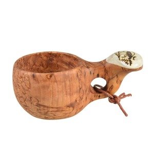 Amazon.co.jp: パッカタイデ ククサ カーリーバーチ＆ヘラジカのツノ