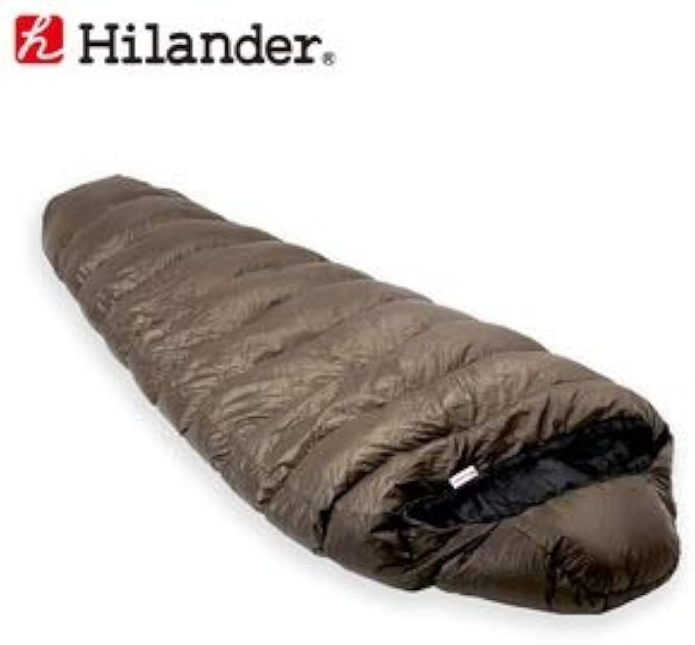 Amazon | Hilander(ハイランダー) ダウンシュラフ 400 400g カーキ