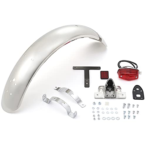 SR400 ステンレス リアフェンダー カフェ ペイトン デイトナ ボバー 2