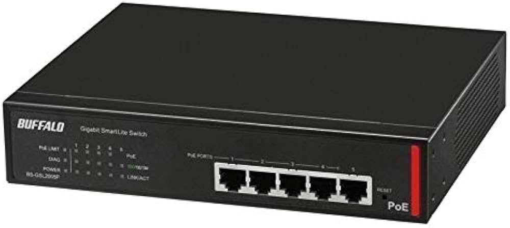 Amazon | バッファロー BS-GSL2005P 法人向け Giga対応 PoE Layer2