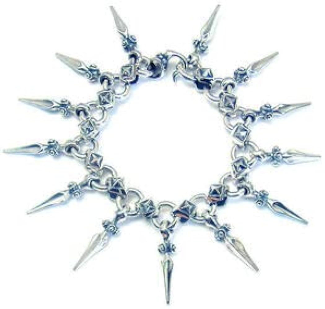Amazon | シルバー925 トゲ ブレスレット ガクト GACKT ダガーブレス