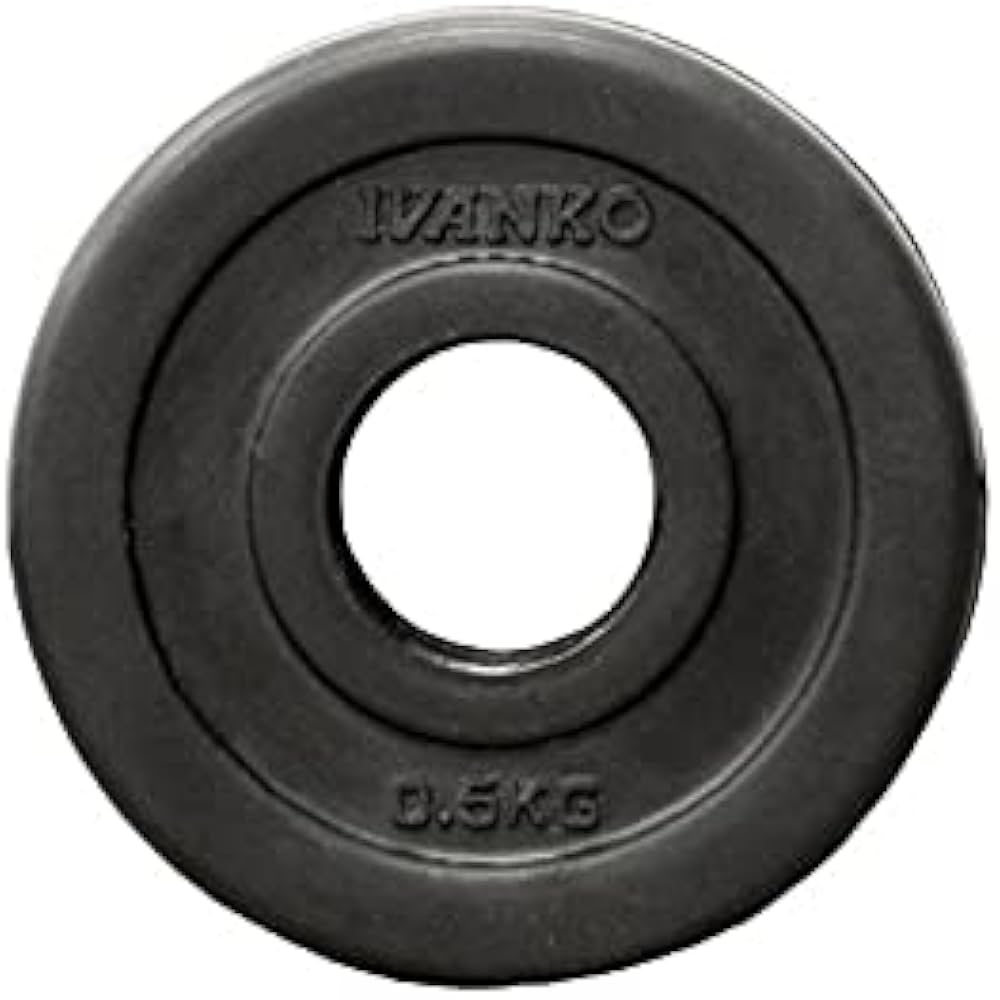 Amazon | IVANKO(イヴァンコ) ラバープレート 0.5kg ブラック ウェイト