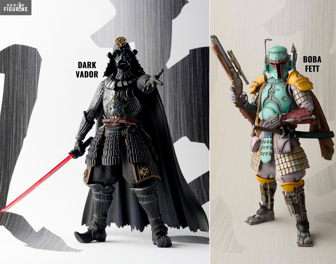 Samurai General Darth Vader or Ronin Boba Fett figure, Meisho