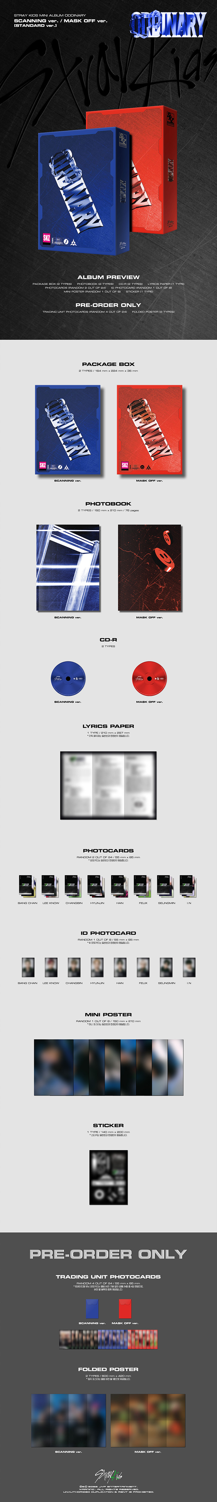 Stray Kids Mini Album ODDINARY | JYP SHOP