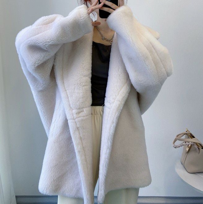 予約 4color ベアムートン フード付き ショート コート | LiLiRena