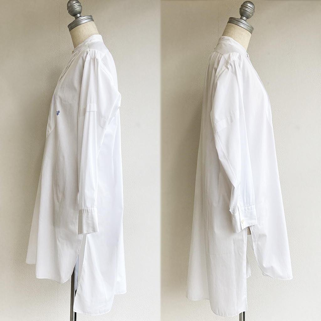 1900-1920年代フランスアンティーク コットンイブニングシャツ 1900