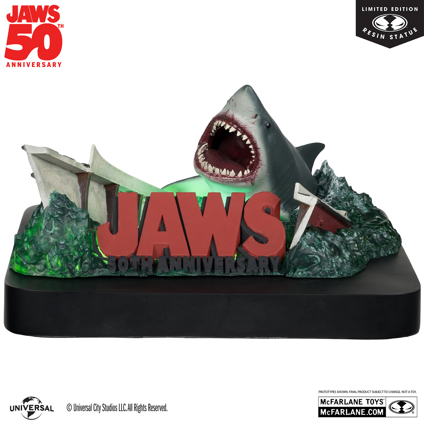 ムービーマニアックス/ JAWS: ジョーズ 50周年記念 1/48 スタチュー