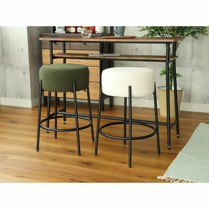 円形スツール 2脚セット シンク