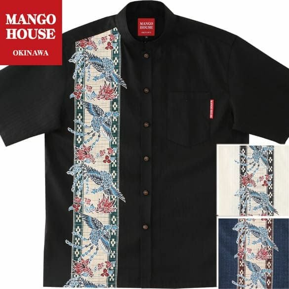 かりゆしウェア メンズ マオカラー商品一覧｜MANGO HOUSE『マンゴハウス』