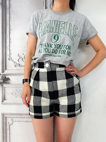 サマーチェックショートパンツ - manielle