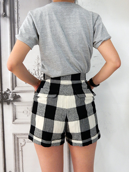 サマーチェックショートパンツ - manielle