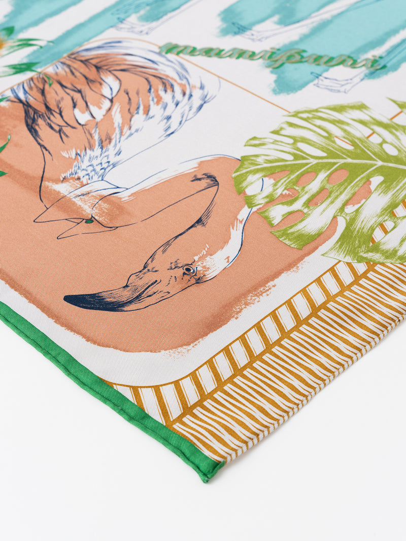 シルクスカーフ65＞フラミンゴ – manipuri